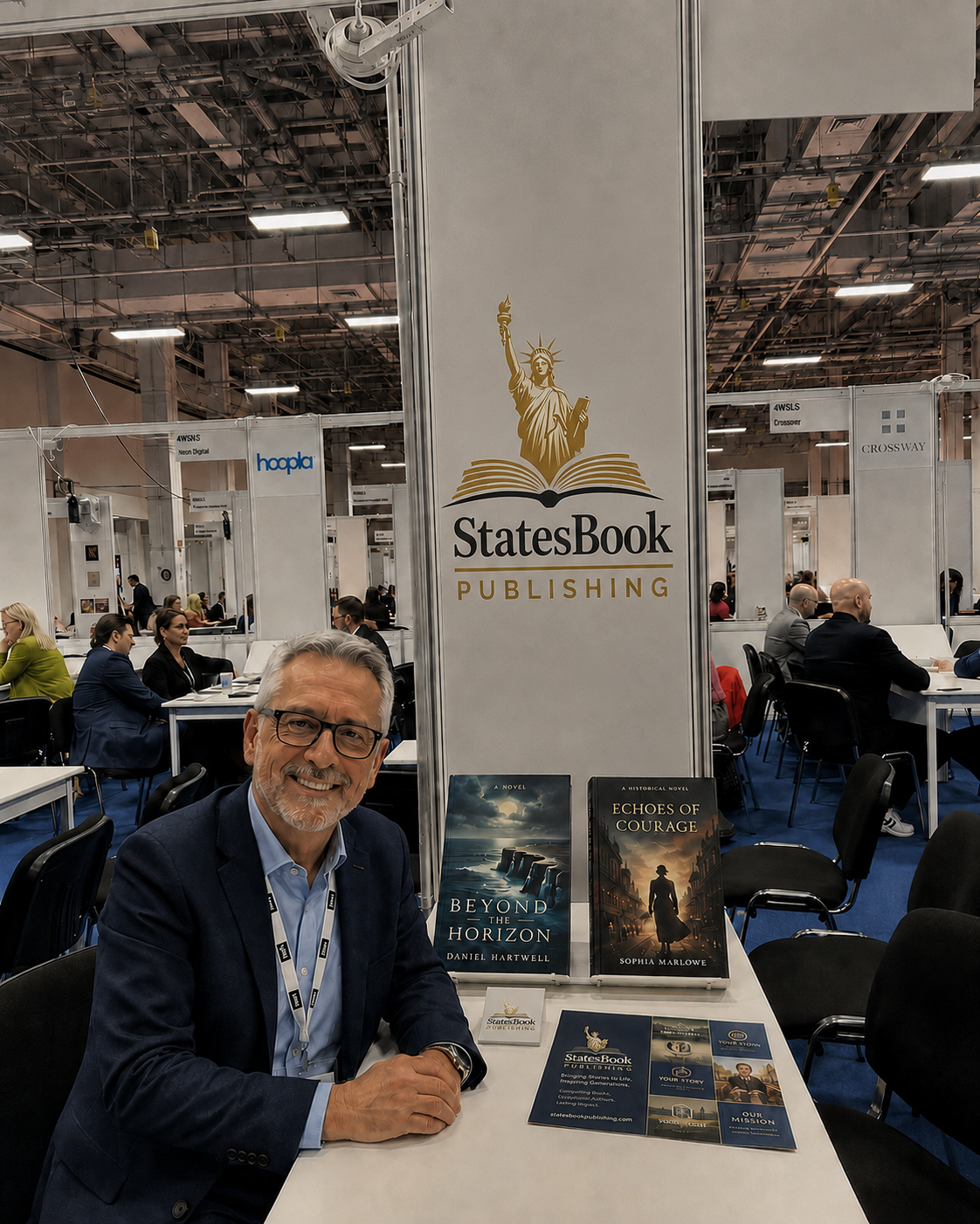 States Book Publishing team at a book fair